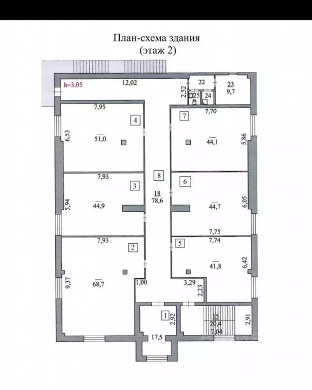 Офис в Ямало-Ненецкий АО, Муравленко Школьная ул., 30А (44 м) - Фото 0