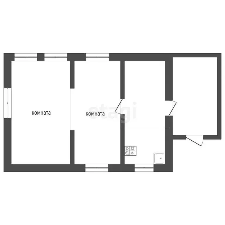 Дом в Тамбов, улица Карла Маркса (48.3 м) - Фото 1