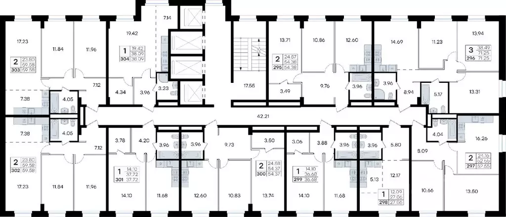 2-к кв. Приморский край, Владивосток ул. Тухачевского (59.58 м) - Фото 2