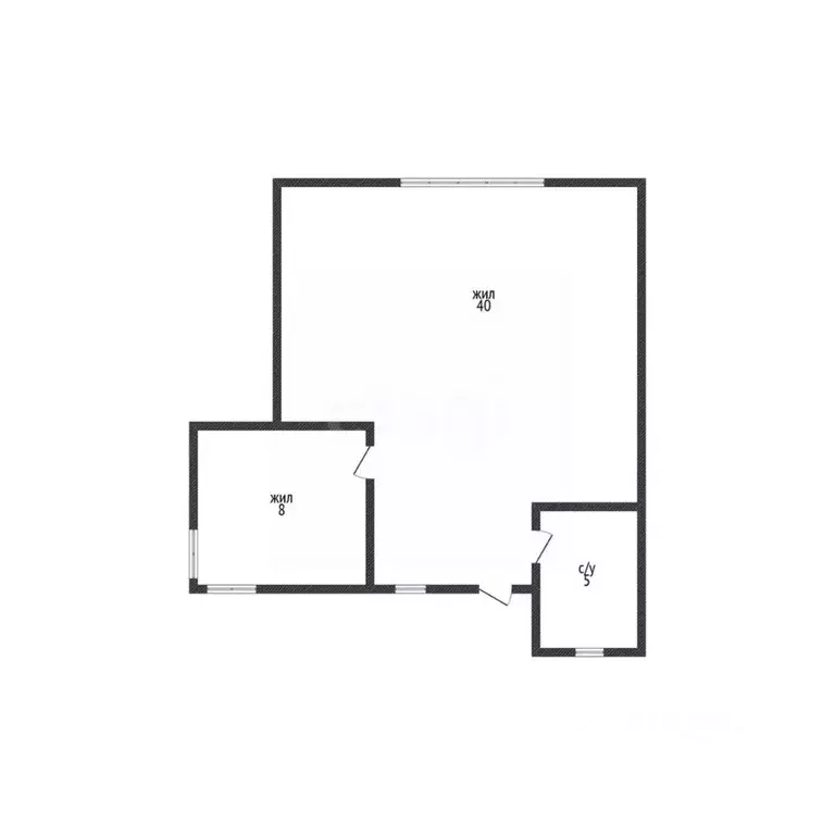 Дом в Адыгея, Майкопский район, пос. Тульский ул. 50 лет Победы (55 м) - Фото 2