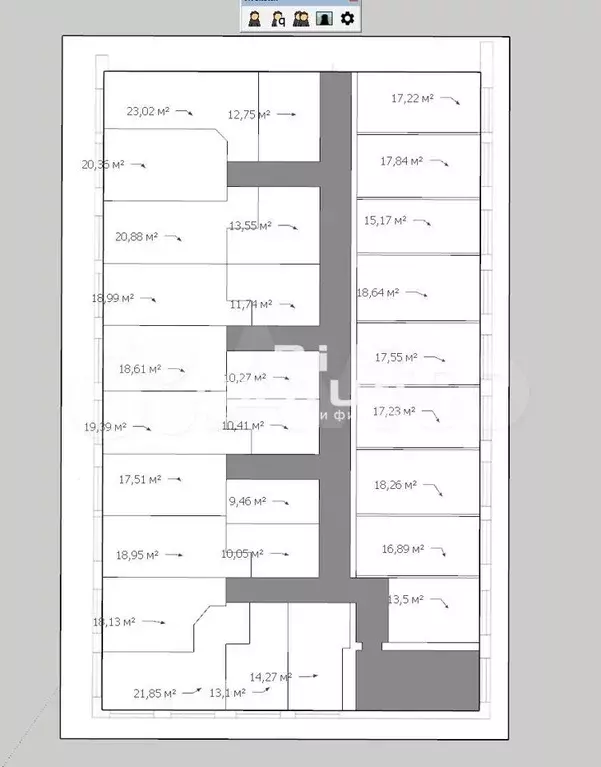 Офис 17,2 кв м - Фото 0