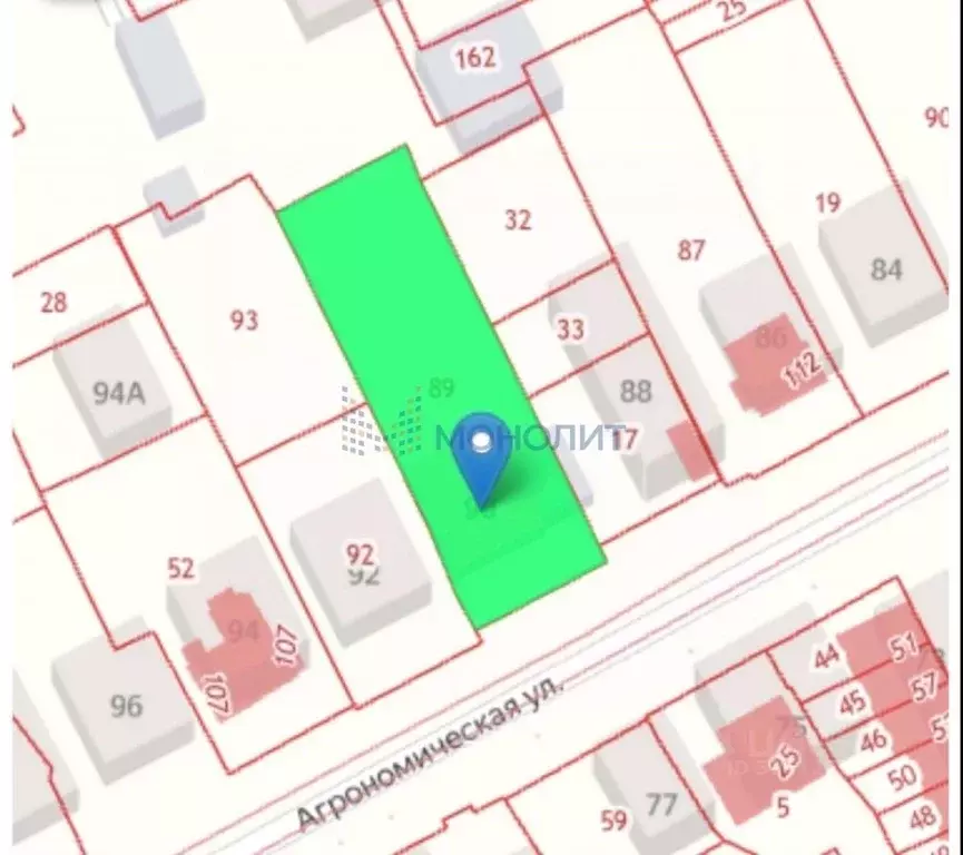 Участок в Нижегородская область, Нижний Новгород Агрономическая ул., ... - Фото 2