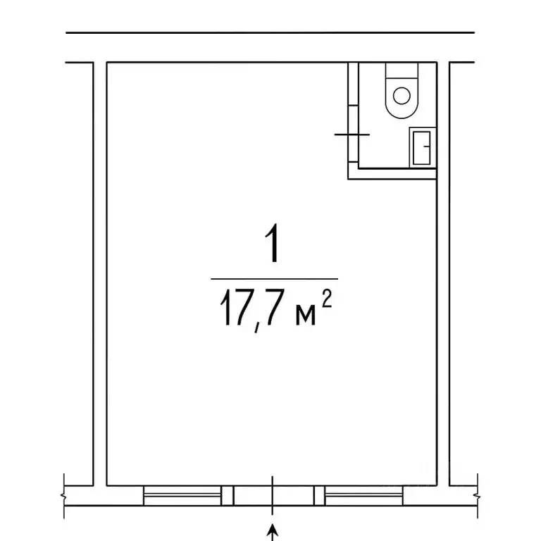 Торговая площадь в Москва ул. Маршала Бирюзова, 17к1с2 (17 м) - Фото 2