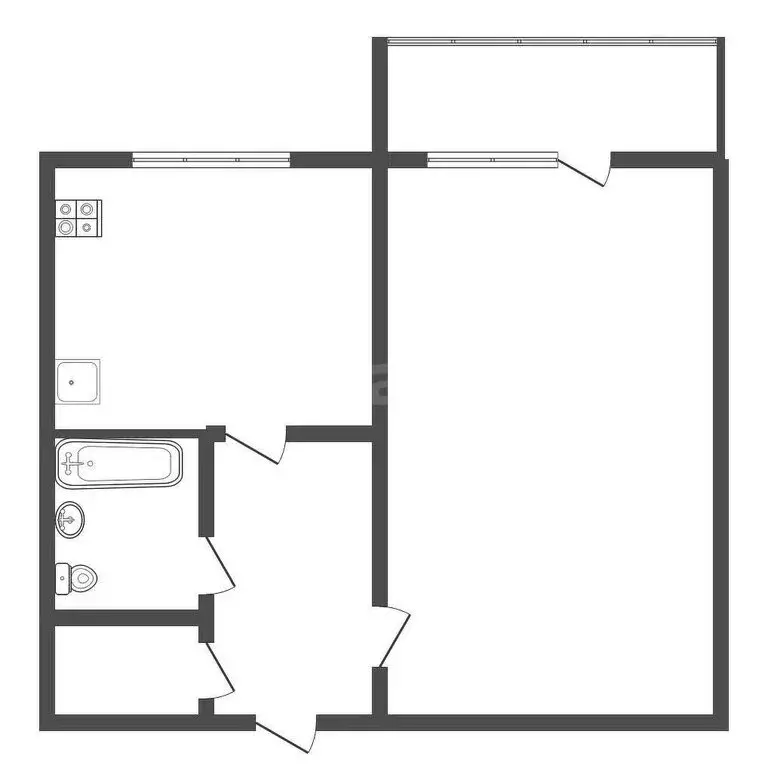 1-комнатная квартира: Тула, улица Кирова, 10 (35.7 м) - Фото 0