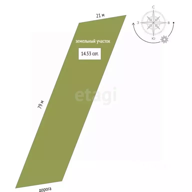 Участок в Владимирская область, Судогодский район, д. Райки  (14.53 ... - Фото 2