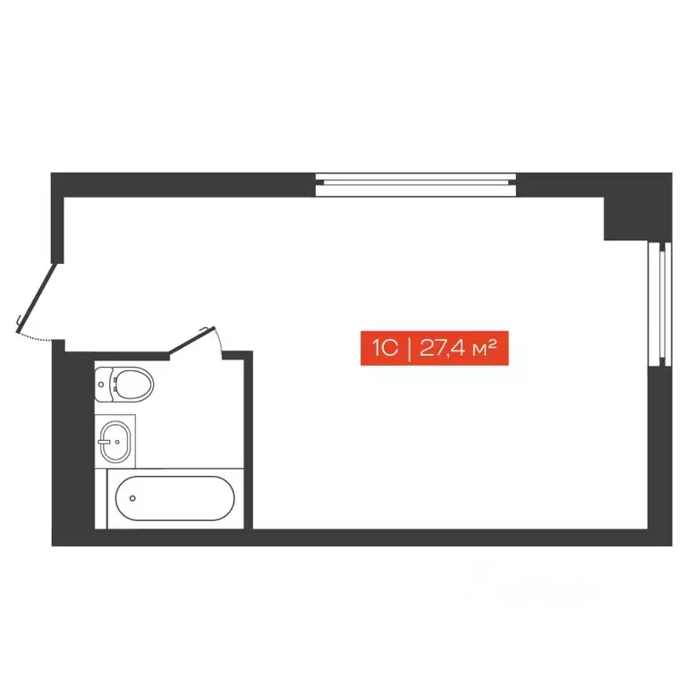 1-к кв. Новосибирская область, Новосибирск Большевистская ул., 14 ... - Фото 1