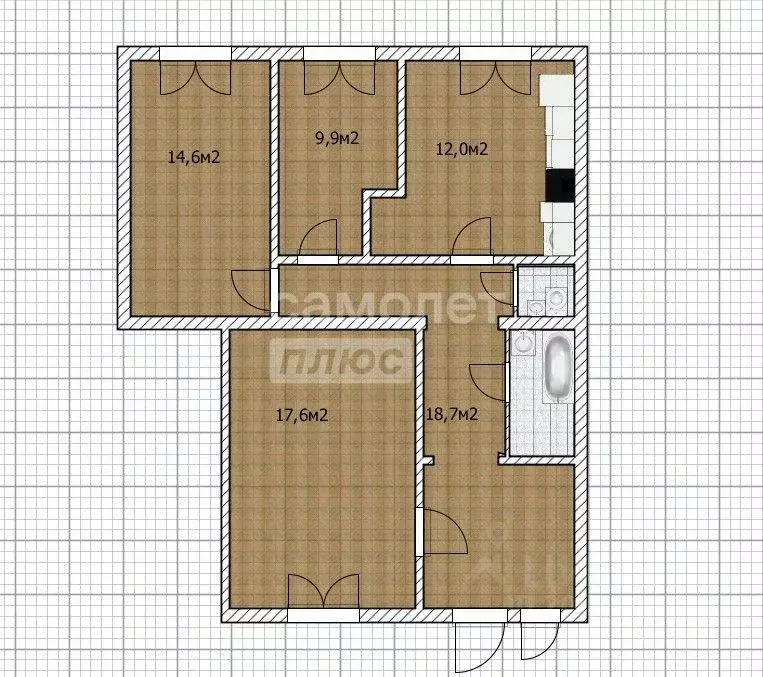 Таунхаус в Алтайский край, Бийск ул. Льнокомбинат (80 м) - Фото 2