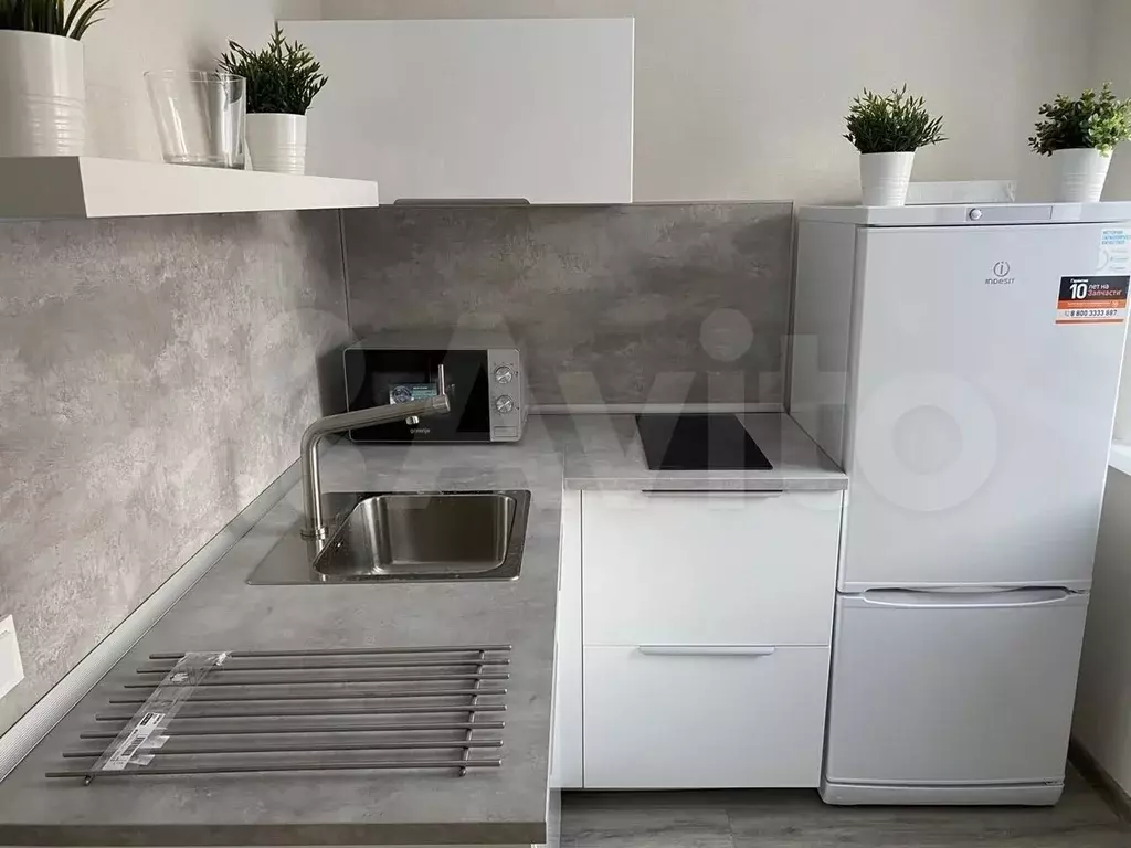 Квартира-студия, 32 м, 3/5 эт. - Фото 1