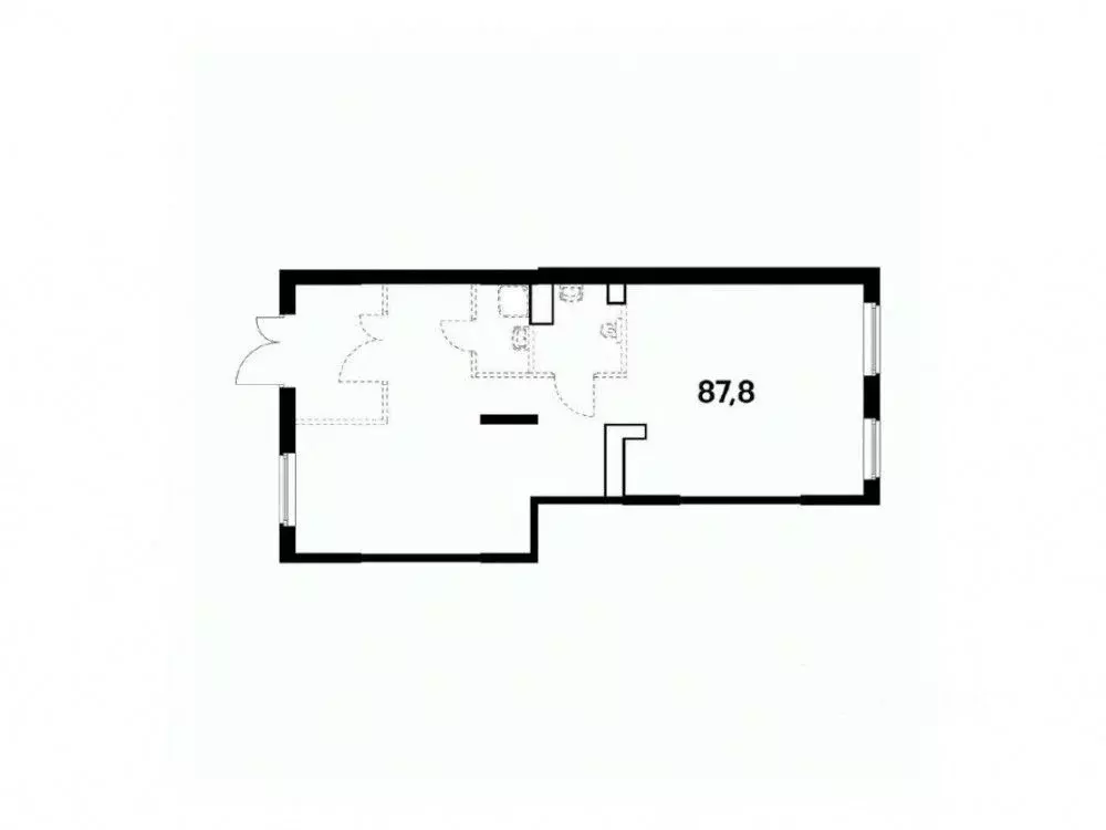 Торговая площадь в Москва Люблинская ул., 72Ак1 (85 м) - Фото 2