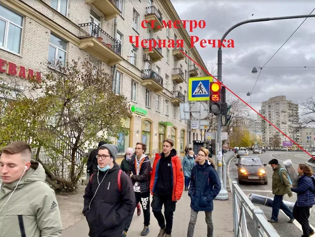 70мсуперпрох в шаге от м.Черная речка - Фото 0