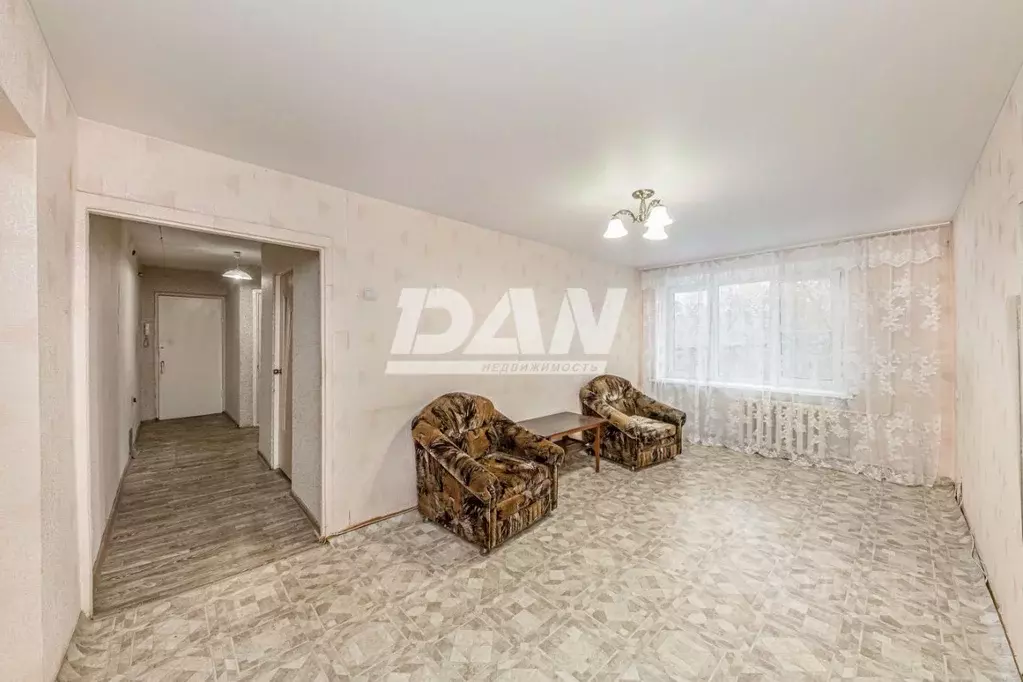 3-к кв. Челябинская область, Челябинск ул. Калинина, 13А (58.2 м) - Фото 1