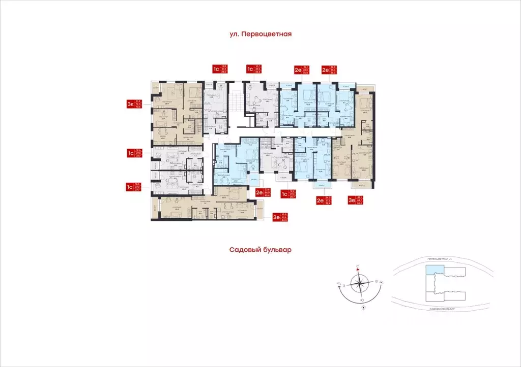 3-к кв. Пермский край, Пермский муниципальный округ, с. Култаево, ... - Фото 1