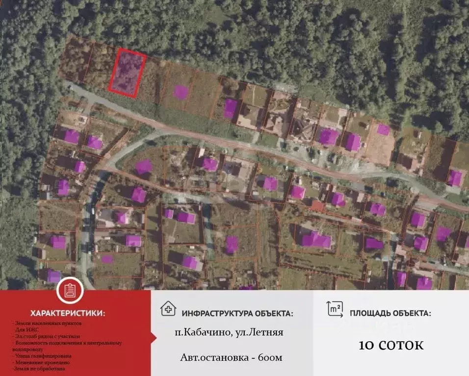 Участок в Вологодская область, Череповец Кабачинская ул. (10.0 сот.) - Фото 1