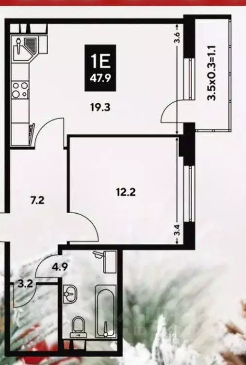 2-к кв. Краснодарский край, Краснодар ул. Им. Мурата Ахеджака, 12к9 ... - Фото 0