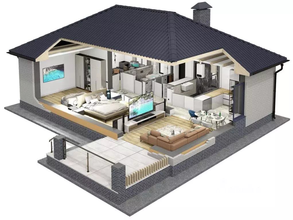 Дом, 110 м - Фото 1