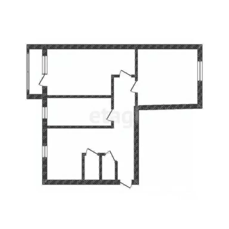 3-к кв. Курганская область, Курган ул. Гоголя, 128 (58.2 м) - Фото 2