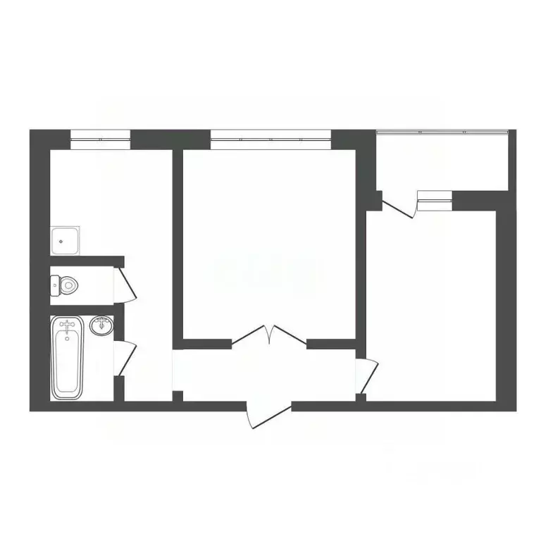 2-к кв. Амурская область, Тында Дальневосточная ул., 5 (54.0 м) - Фото 2