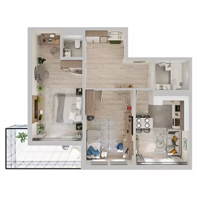 3-к кв. Бурятия, Улан-Удэ Загорск мкр,  (75.5 м) - Фото 1