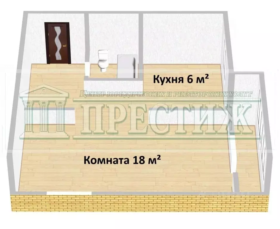 1-к кв. Ивановская область, Шуя ул. Вихрева, 78 (31.0 м) - Фото 1