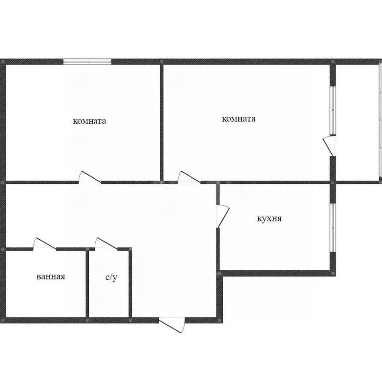 2-к кв. Белгородская область, Белгород ул. Буденного, 17 (54.0 м) - Фото 1