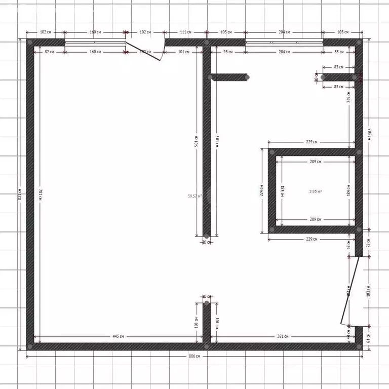 1-комнатная квартира: Казань, улица Липатова, 1А (31.1 м) - Фото 1