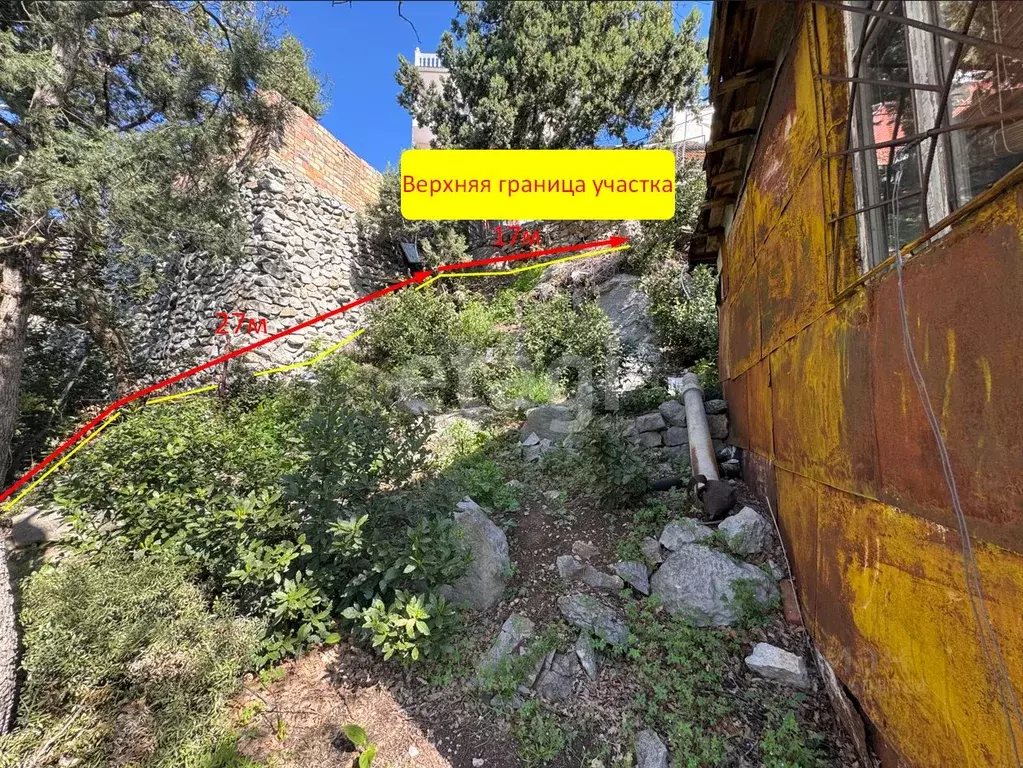 Участок в Крым, Ялта муниципальный округ, Гаспра пгт  (4.5 сот.) - Фото 1