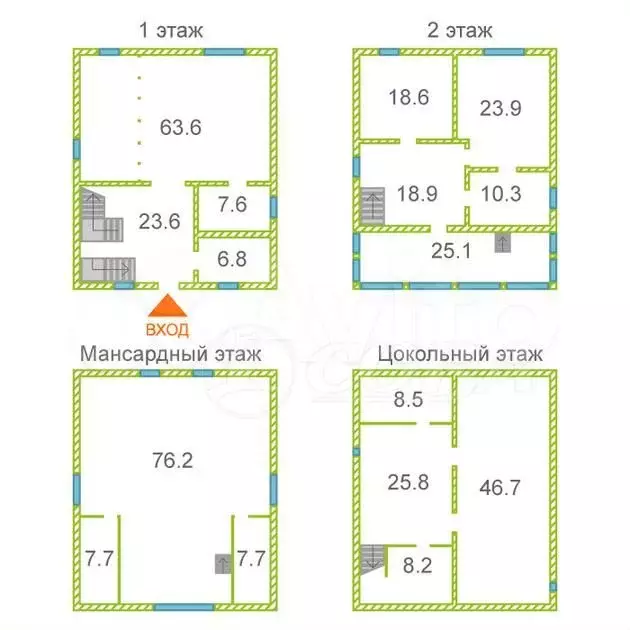 Дом 198,4 м на участке 15 сот. - Фото 0