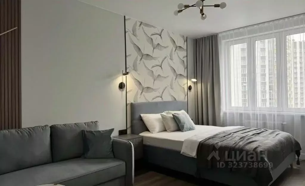 1-к кв. Красноярский край, Красноярск Октябрьская ул., 10Б (35.0 м) - Фото 2