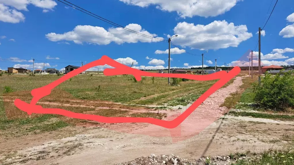 Участок в Крым, Симферопольский район, Чистенское с/пос, с. Левадки, ... - Фото 1