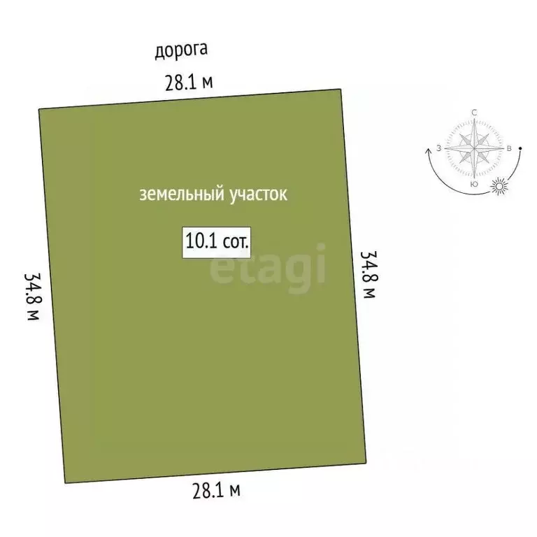 Участок в Тюменская область, Нижнетавдинский муниципальный округ, ... - Фото 1