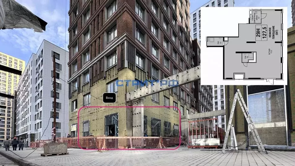 Помещение свободного назначения в Москва Сиреневый парк жилой комплекс ... - Фото 1