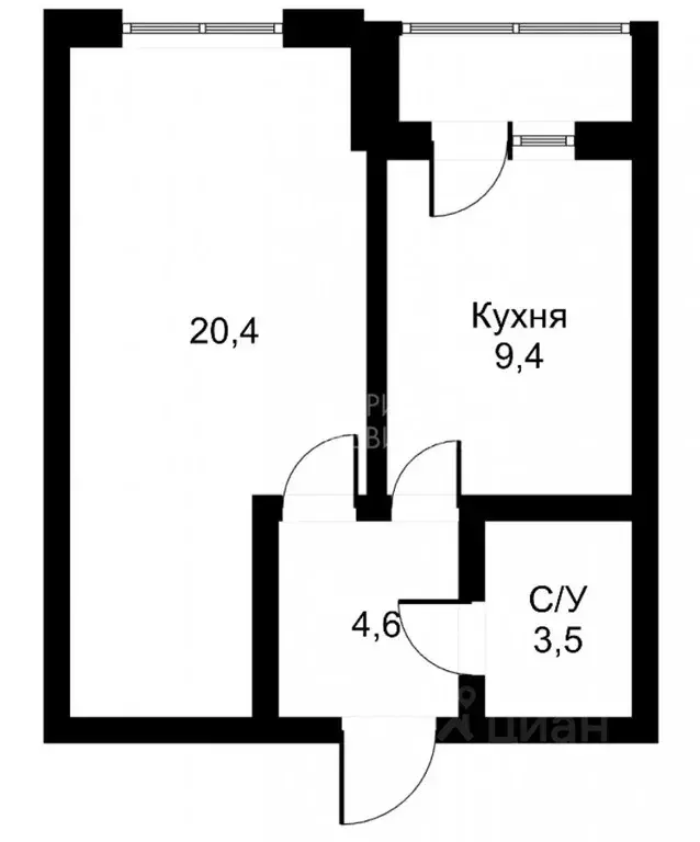 1-к кв. Тюменская область, Тюмень ул. Мельникайте, 144А (37.0 м) - Фото 1