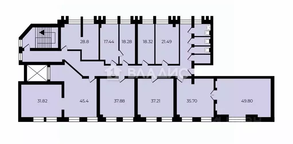 Офис в Санкт-Петербург ул. Помяловского, 2Б (473 м) - Фото 2