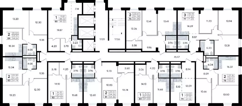 2-к кв. Приморский край, Владивосток ул. Тухачевского, 80 (54.24 м) - Фото 2