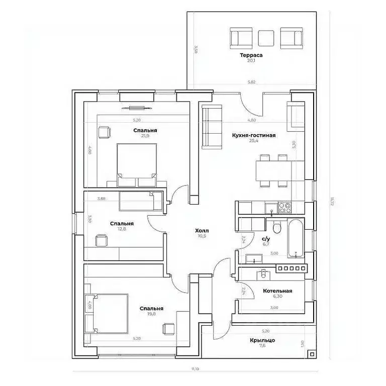 Дом в Московская область, Ленинский городской округ, д. Орлово, Орловъ ... - Фото 2