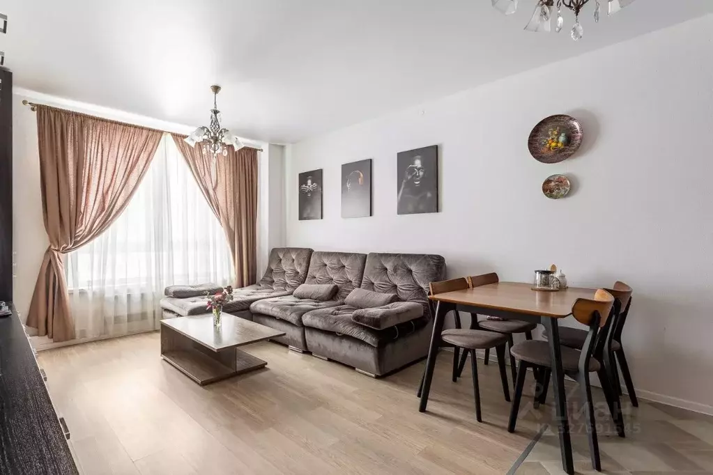 3-к кв. Москва ул. Поляны, 5Ак1 (69.9 м) - Фото 1