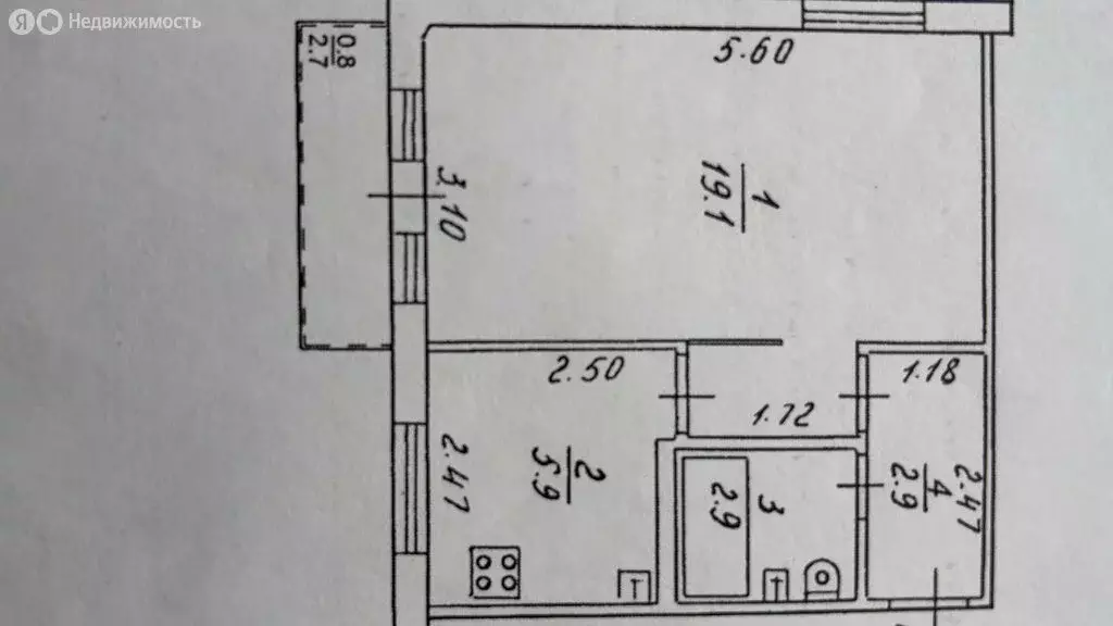 1-комнатная квартира: Киров, улица Сурикова, 30А (31 м) - Фото 1