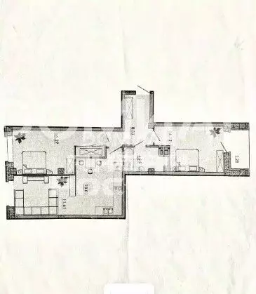 3-к кв. Ростовская область, Аксай Садовая ул., 31А (69.4 м) - Фото 2
