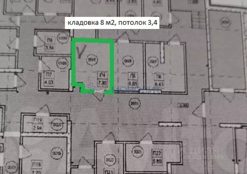 Склад в Нижегородская область, Нижний Новгород Комсомольская пл. (8 м) - Фото 2