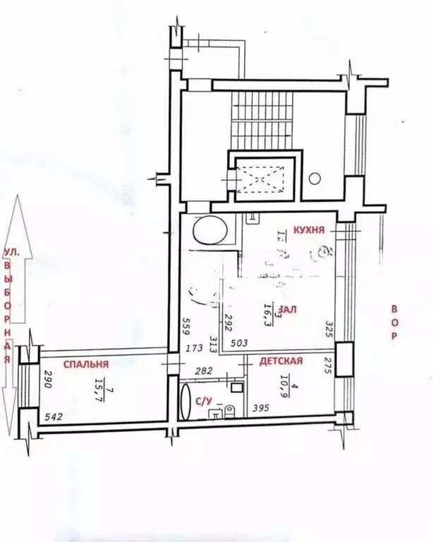 3-к кв. Новосибирская область, Новосибирск Выборная ул., 125/1 (72.0 ... - Фото 0