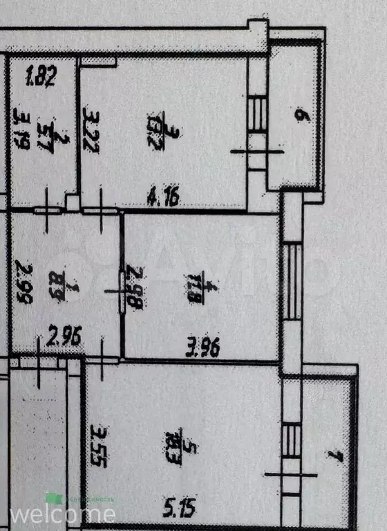 2-к. квартира, 65 м, 6/7 эт. - Фото 0