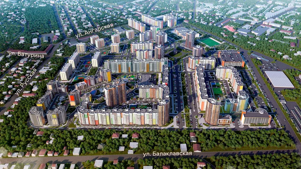 2-к квартира, 65.84 м - Фото 1