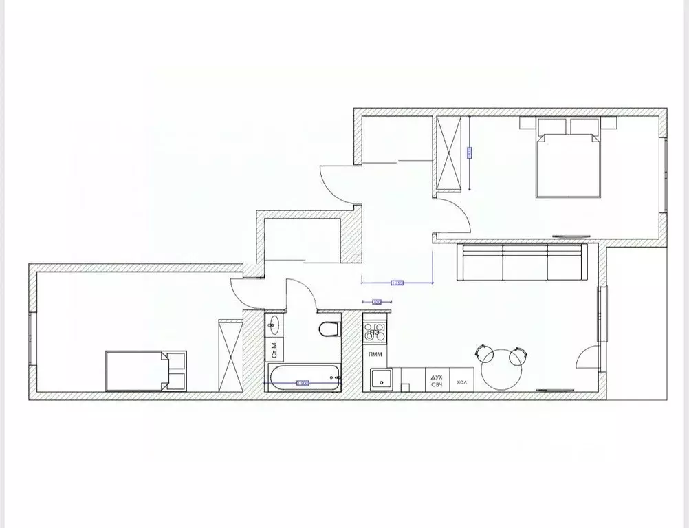 3-к кв. Кемеровская область, Кемерово бул. Строителей, 60к4 (63.0 м) - Фото 2