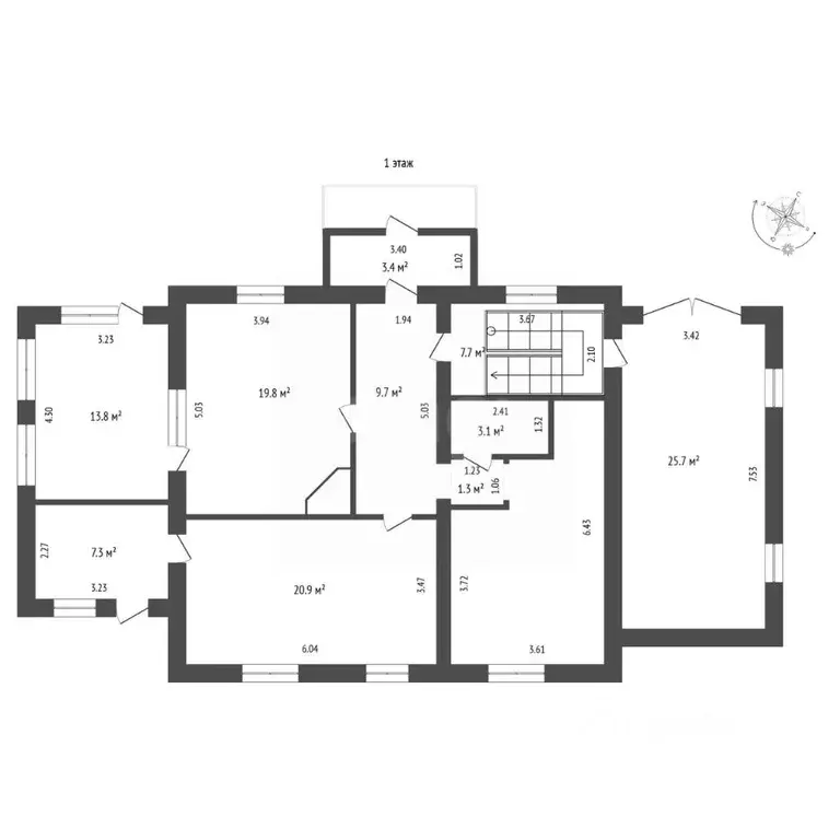 Дом в Мордовия, Саранск городской округ, Луховка рп ул. Бахтина, 18 ... - Фото 2