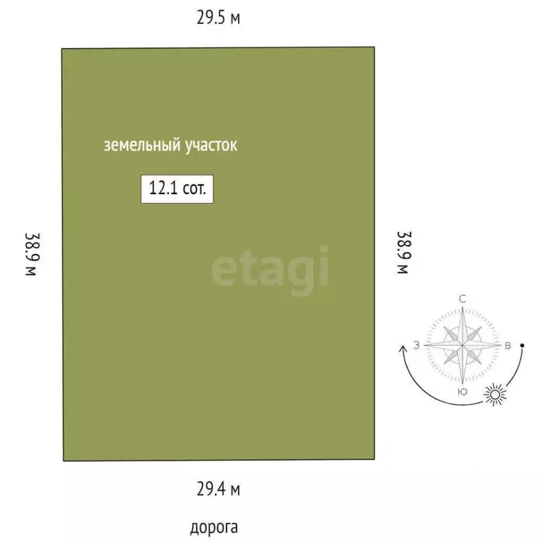 Участок в Тюменская область, Нижнетавдинский муниципальный округ, с. ... - Фото 0