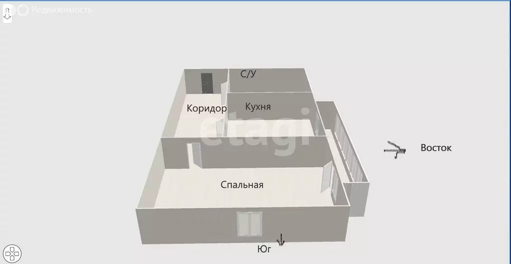 1-комнатная квартира: Южно-Сахалинск, планировочный район ... - Фото 1