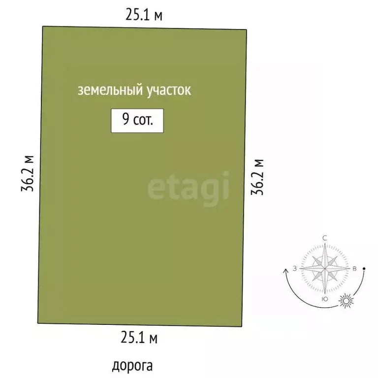 Участок в Тюменская область, Нижнетавдинский муниципальный округ, ... - Фото 2