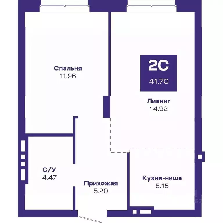 2-к кв. Новосибирская область, Новосибирский район, Краснообск рп ... - Фото 1
