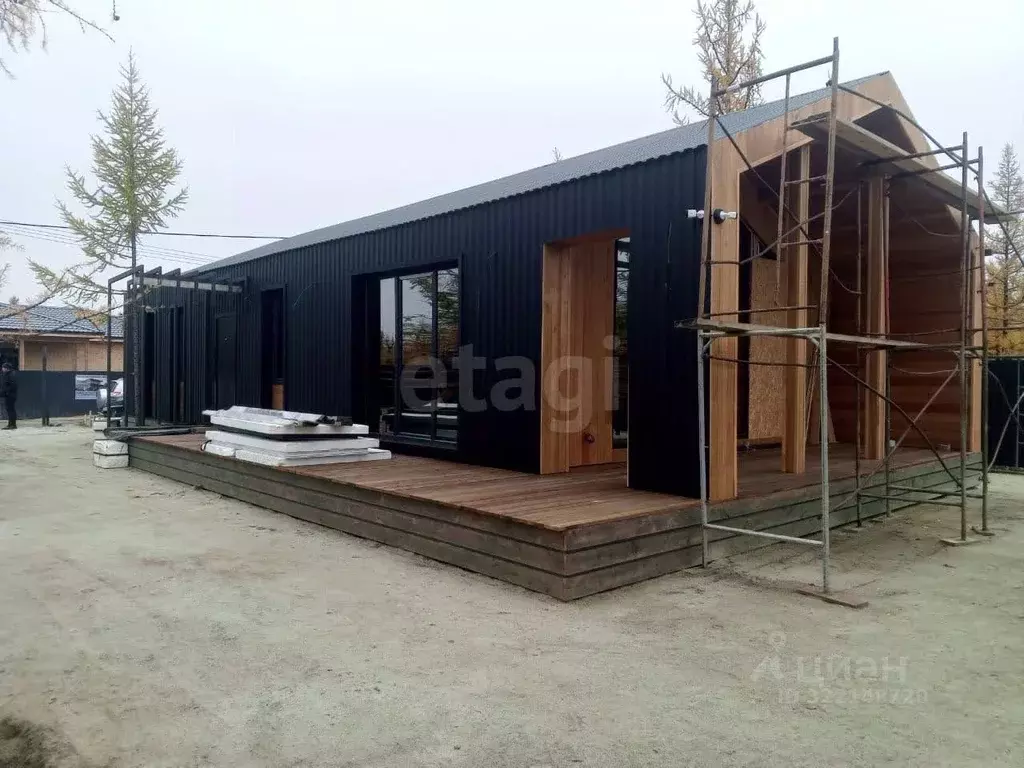 Дом в Ямало-Ненецкий АО, Новый Уренгой Титан ДНТ, ул. Небесная (121 м) - Фото 1