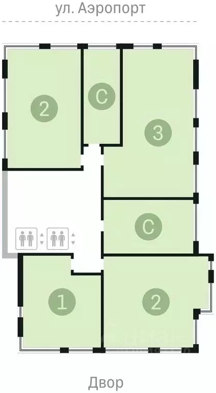 1-к кв. Новосибирская область, Новосибирск ул. Аэропорт, 88 (49.4 м) - Фото 1